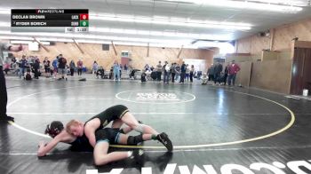 125 lbs 3rd Place - Declan Brown, Lackawaxen vs Ryder Borich, Sunbury