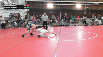 119 lbs Quarterfinal - Noah Hernandez, Ruthless vs Jackson Dettore, C2x Academy