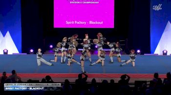 Spirit Factory - Blackout [2026 L2 Junior - D2 - Small - B Semis] 2026 The D2 Summit