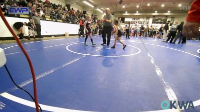 62 lbs Rr Rnd 2 - Bree Leyba, Team Tulsa Wrestling Club vs Aurora Bearden, Skiatook Youth Wrestling