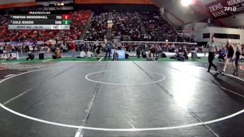 6A 98 lbs Semifinal - Cole Jensen, Rocky Mountain vs Tristan Mendenhall, Post Falls