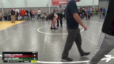 138 lbs Quarterfinal - Dominic Castrejon, Legacy Dragons vs Peyton Holden, Wild Buffalo Wrestling Club