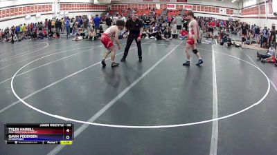 150 lbs Quarterfinal - Tyler Harrill, MWC Wrestling Academy vs Gavin Pedersen, GI Grapplers