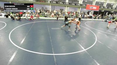 Junior Boys - 157 lbs Cons. Round 4 - Jabari Hinson, Central Iowa Wrestling Club /Team Intensity vs Ryan Groom, Moyer Elite Wrestling