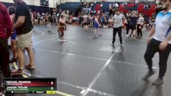 107 lbs Cons. Semi - Michael Pearson, Carolina Reapers vs Jaxson Taylor, Pelion Youth Wrestling