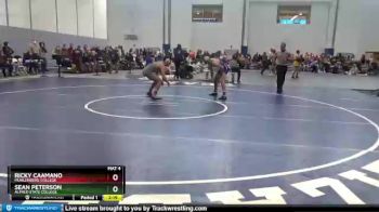 141 lbs Prelim - Ricky Caamano, Muhlenberg College vs Sean Peterson, Alfred State College