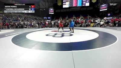 285 lbs Cons. Sub-rd Of 32 - Justin Powell, IL vs Contrell Richardson, OK