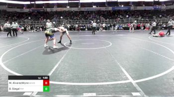 174 lbs Quarterfinal - Mario AlvarezWynn, Mountain Home vs Bear Siegal, Florida National Team