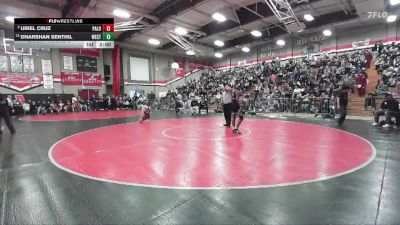 120 lbs Champ. Round 2 - Dharshan Senthil, West Torrance vs Uriel Cruz, Paloma Valley