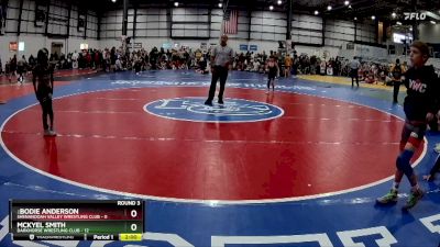 55 lbs Round 3 (6 Team) - Mckyel Smith, DARKHORSE WRESTLING CLUB vs :Bodie Anderson, SHENANDOAH VALLEY WRESTLING CLUB