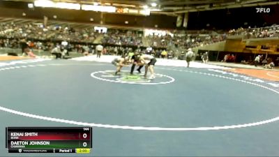 144 lbs Champ. Round 3 - Daeton Johnson, Chiawana vs Kenai Smith, Boise