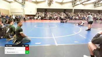 100-H lbs Rr Rnd 1 - BRENNAN SPRAGUE, Monsignor Farrell vs Tristan Rosemeyer, Orchard South WC