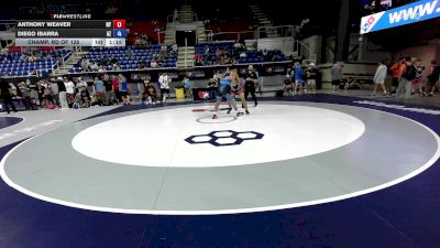 165 lbs Champ. Rd Of 128 - Anthony Weaver, NY vs Diego Ibarra, AZ