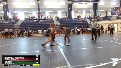 125 lbs Round 4 (6 Team) - AJ FURR, MF Savages vs Kingston Campbell, Carolina Reapers