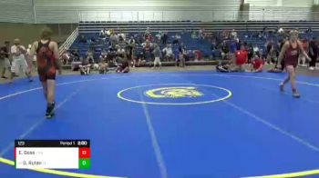 123 lbs Champ. Round 2 - Gage Rutan, Columbus East vs Eddie Goss, Center Grove WC