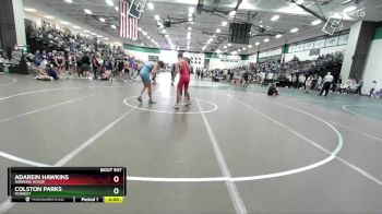 120 lbs Cons. Round 3 - Colston Parks, MoWest vs Adarein Hawkins, Hawkins House