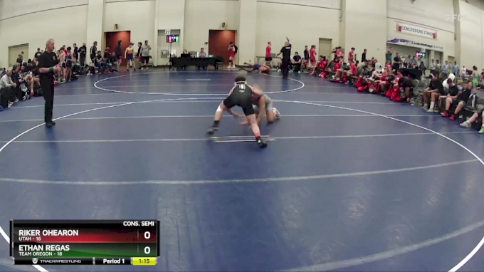 132 lbs Semis & 1st Wrestleback (8 Team) - Riker Ohearon, Utah vs Ethan ...
