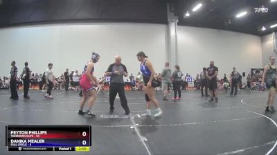 155 lbs Round 7 (8 Team) - Danika Mealer, Full Circle vs Peyton Phillips, Takedown Elite