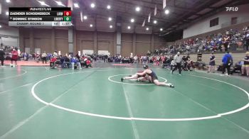190 lbs Champ. Round 1 - Dominic Stinson, Liberty vs Zaender Schoenebeck, Luxemburg-Casco