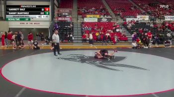 141 lbs Quarterfinal - Danny Martinez, SIU Edwardsville vs Garrett Salt, Drury