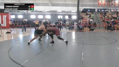 285 lbs Champ. Round 1 - Dorian Crosby, Gannon vs Achilles Clark, Bridgeport