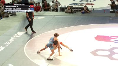 88 lbs Quarters - Kai McDonald, Iowa vs Zander Melendez, California