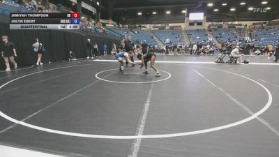 117 lbs Quarterfinal - Jailyn Ebert, Baker University vs Jamiyah Thompson, Unattached