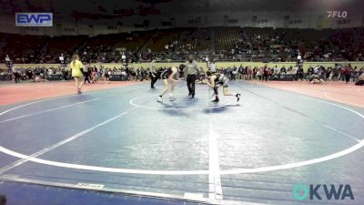 97 lbs 5th Place - Abrianne Halapy, Tulsa Blue T Panthers vs Gwyn Freshour, Husky Wrestling Club