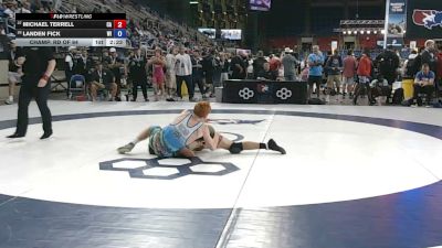 144 lbs Champ. Rd Of 64 - Michael Terrell, California vs Landen Fick, Wisconsin
