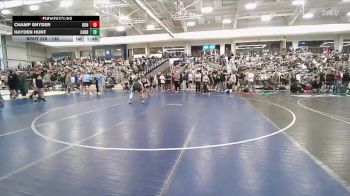 132 lbs Cons. Round 1 - Champ Snyder, Bonneville vs Hayden Hunt, Carbon