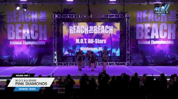 M.O.T. All-Stars - Pink Diamonds [2024 L1 Youth Day 1] 2024 ACDA Reach the Beach Cheer Grand Nationals