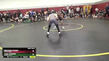 99 lbs 3rd Place Match - Syed Hussein, Spring Valley vs Brayden Kaiser, Desert Ridge