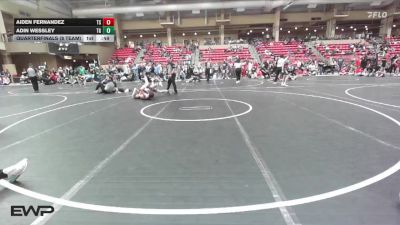 120 lbs Quarterfinals (8 Team) - Aiden Fernandez, Team Samurai vs Adin Wessley, Top Guns