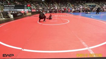 66 lbs Semifinal - Blair Halsted, Sebolt Wrestling Academy vs Abhisri Vatti, Savage House Wrestling Club