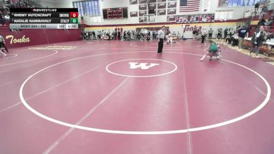 105 lbs Round 4 - Natalie Nammavaly, STALEY vs Rhemy Hutchcraft, SMITHVILLE