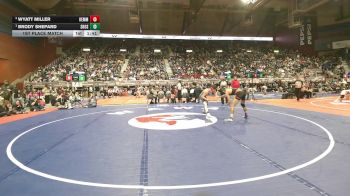 2A-126 lbs 1st Place Match - Brody Shepard, Shoshoni vs Wyatt Miller, Kemmerer