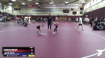 8UB-1 lbs Rr2 - Gunnar Brown, Immortal Athletics WC vs Jacob Falck, West Delaware Little Hawk