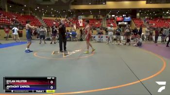 145 lbs Cons. Round 4 - Dylan Milster, TX vs Anthony Zapata, TX
