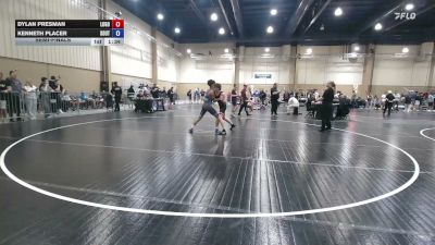 120 lbs Semifinal - Dylan Presman, Lugo Wrestling Club vs Kenneth Placer, Southwest Eagles