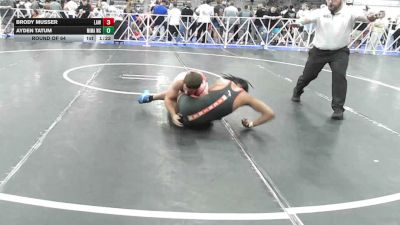 160 lbs Round Of 64 - Brody Musser, LAW Blue - HSB vs Ayden Tatum, MICHIGAN MAFIA WC - HSB
