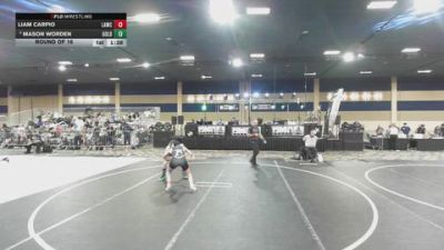109 lbs Round Of 16 - Liam Carpio, Lawc vs Mason Worden, Gold Rush Wrestling