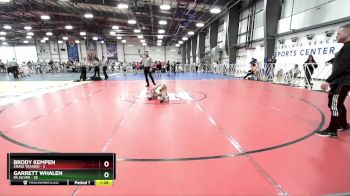 72 lbs Rd# 8- 12:30pm Saturday Final Pool - Brody Kempen, Crass Trained vs Garrett Whalen, PA Silver