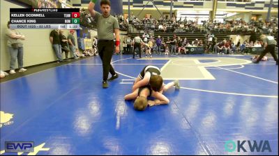 83 lbs Rr Rnd 2 - Kellen Oconnell, Team Guthrie Wrestling vs Chance King, Team Nomad