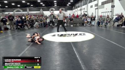 60 lbs 2nd Wrestleback (8 Team) - Braxton Holtz, West Shore Wrestling Club vs Lucas Schuman, Team 922