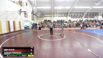 126 lbs Champ. Round 2 - Angelina Rodriguez, Snowflake vs Avah Olguin, Aztec