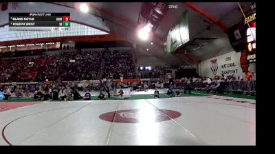 4A 120 lbs Champ. Round 1 - Joseph West, Snake River vs Blake Koyle, Gooding