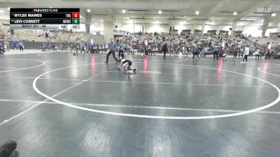 60 lbs Champ. Round 1 - Myles Maines, TN Wrestling Academy vs Levi Cornett, Williamson Co Wrestling Club