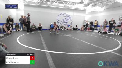 49 lbs Semifinal - Max Marsh, Noble Takedown Club vs Paytin Williams, Little Axe Takedown Club