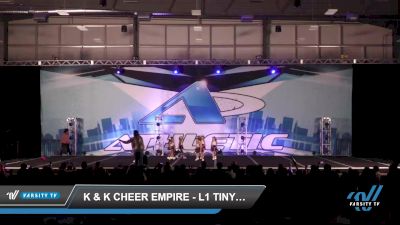 K & K Cheer Empire - L1 Tiny - Novice - Restrictions [2023 SuperStars 12:33 PM] 2023 Athletic Championships Mesa Nationals