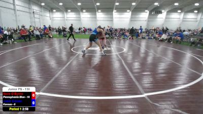 130 lbs Neve O'Byrne, Pennsylvania Blue vs Josie Clouse, Kansas